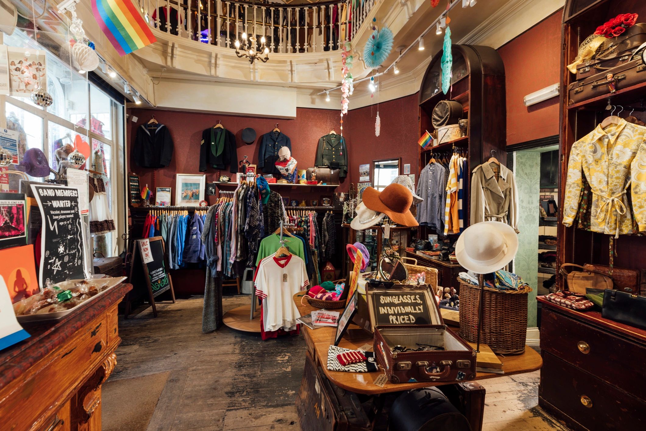 Outdoor outfitter shop display representing adventure centers and outfitters